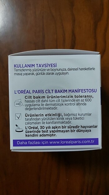 L'Oréal Paris Bakım kremi 