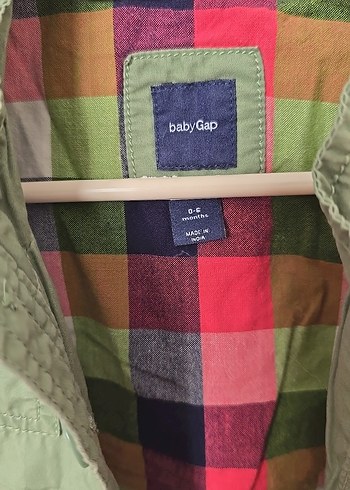 Gap Düğmeli Erkek Çocuk Yeşil Ceket
