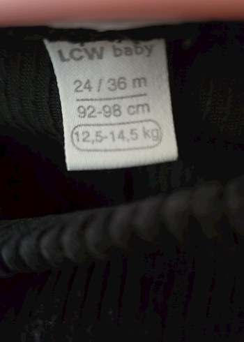 LC Waikiki Kız Çocuk Siyah Kadife Pileli Tayt