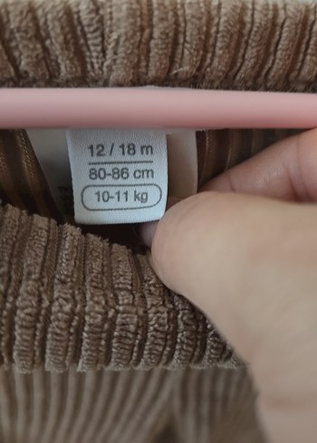 LC Waikiki Kız Çocuk Bej Süet Görünümlü Triko Tayt