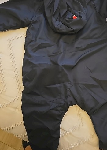 Siyah Fermuarlı Bebek Kayak Tulumu - Görsel 3