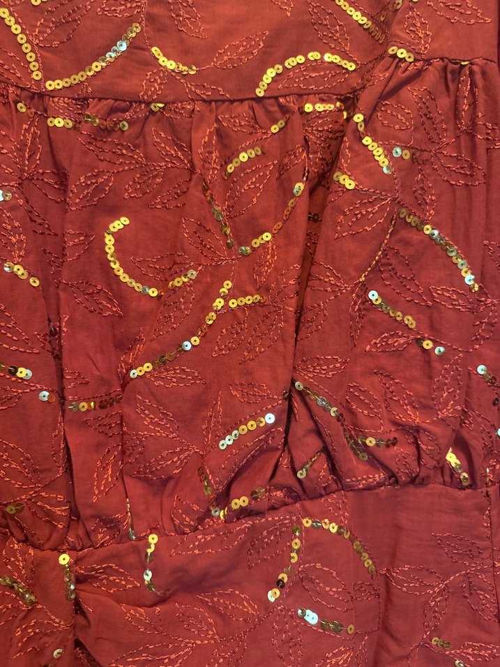 Uzun Kollu, Yılan Desenli Drapeli Bohem Elbise - Görsel 4