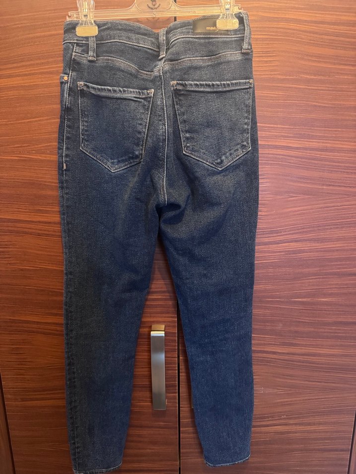 Kadın Lacivert Midi Boy Kot Pantolon - Görsel 4