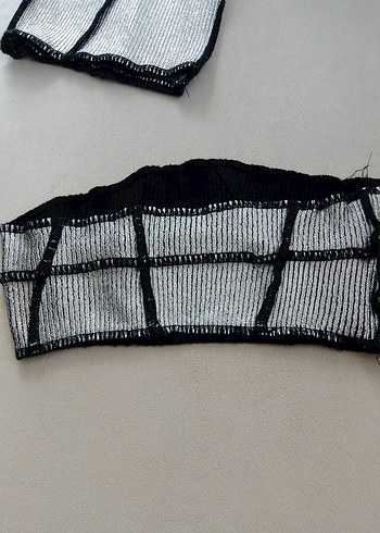 Gri Mini Straplez ikili takım - Görsel 6