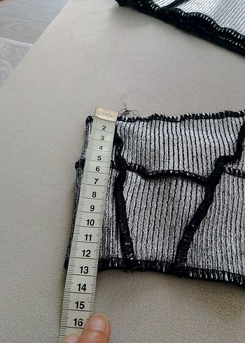 Gri Mini Straplez ikili takım - Görsel 5