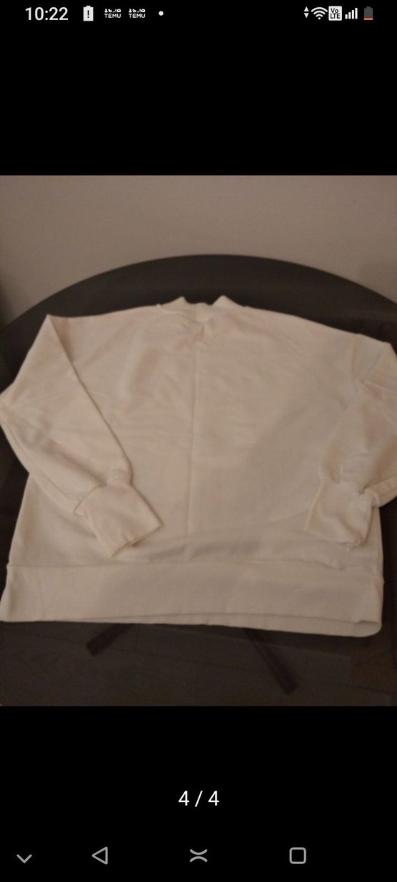 Bordo Baskılı Kadın Sweatshirt - Görsel 2