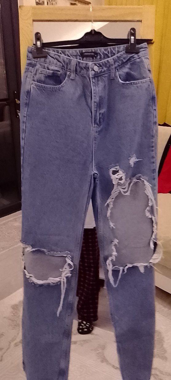 Yırtık Detaylı Trendyol Kot Pantolon - Görsel 2