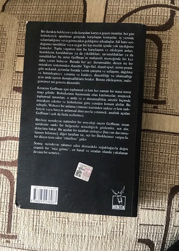 Kamusal Alanda İlişkiler - Erving Goffman - Görsel 2