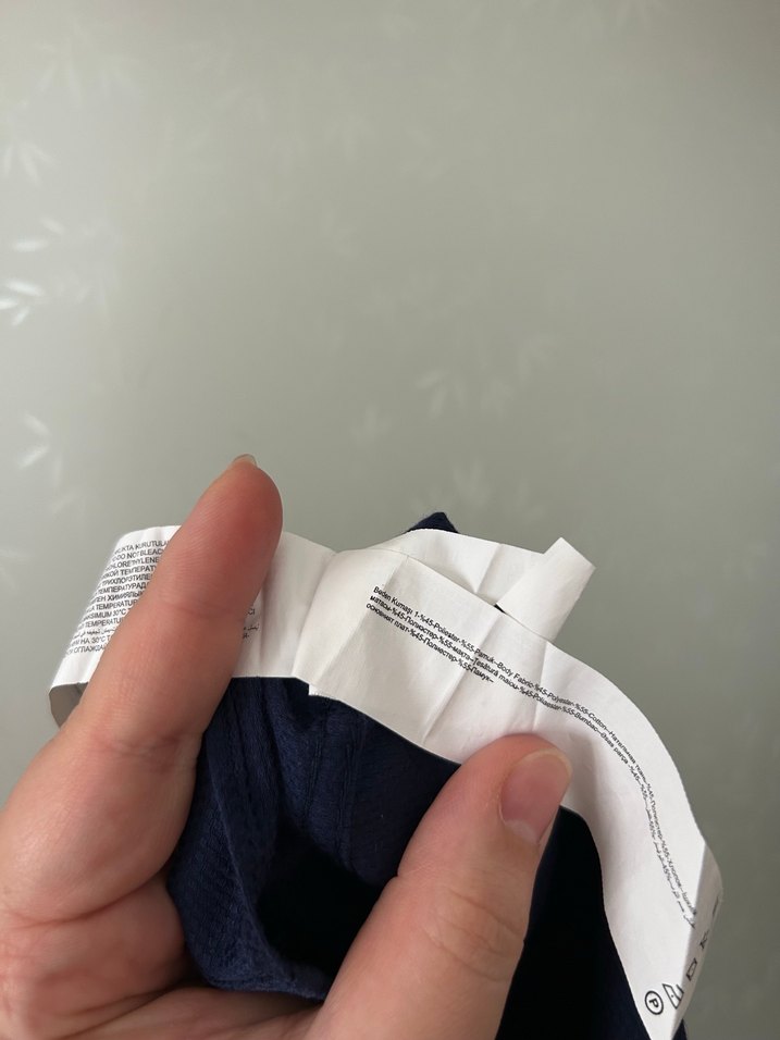 Düğmeli Lacivert Erkek Gömlek - Görsel 4