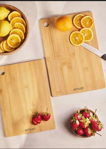 Emsan Bambu Master Chop 2'li Kesme Tahtası - Görsel 3