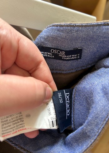 36 Beden haki Renk Haki Regular Fit Erkek Pantolon