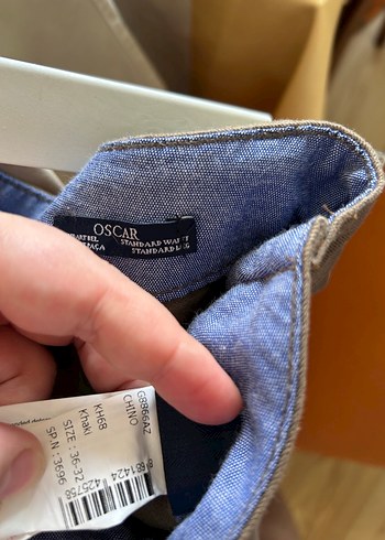 36 Beden Haki Regular Fit Erkek Pantolon