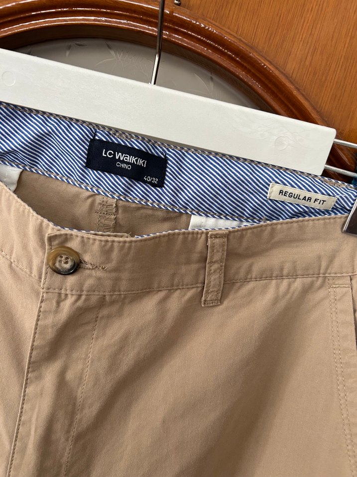 Bej Regular Fit Erkek Pantolon - Görsel 2