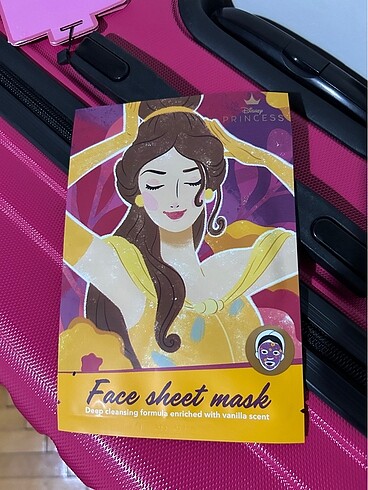  Beden Disney Belle Prenses cilt bakım maskesi
