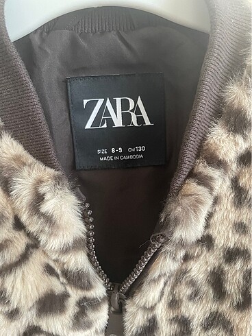 Zara Zara Leopar Peluş Mont