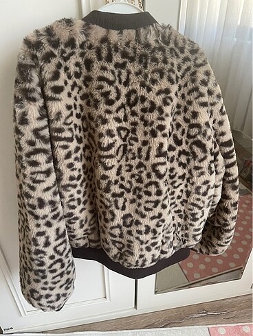 8 Yaş Beden Zara Leopar Peluş Mont