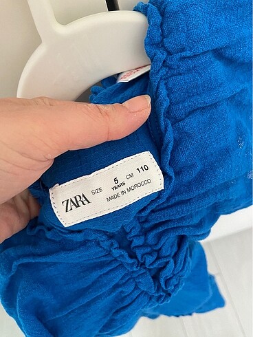 Zara Zara kız Mavi Elbise