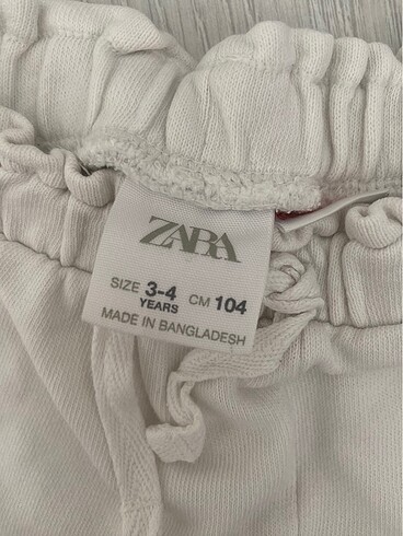Zara Zara kız çocuk pamuklu şort