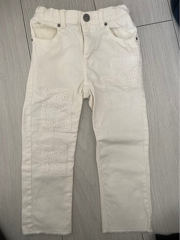 H&M beyaz jean pantolon