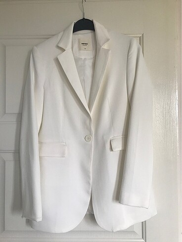 Beyaz blazer ceket
