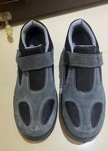 Gri Erkek Outdoor Ayakkabı Velcro - Görsel 2