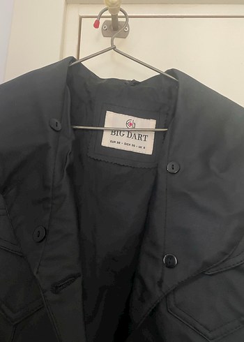 Siyah Deri Uzun Kadın Kaban - Görsel 5