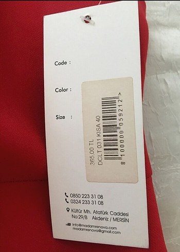 38 Beden kırmızı Renk Kırmızı V Yaka Askılı Mini Elbise