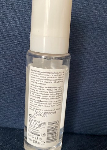 Emotion Love Kadın Deodorant %0 Alüminyum - Görsel 2