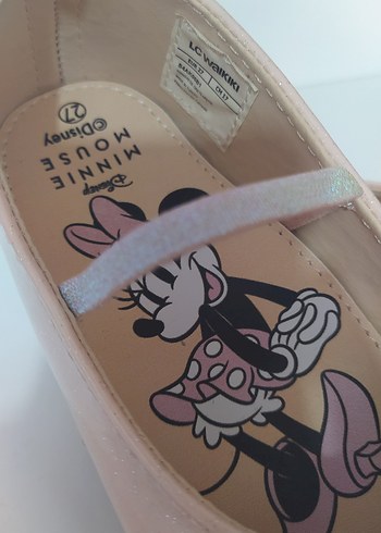 Kız Çocuk Pembe Minnie Mouse Babet Ayakkabı - Görsel 4