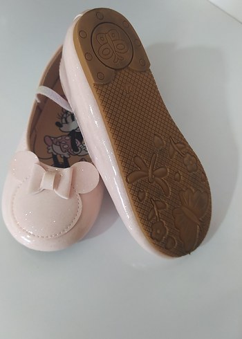 Kız Çocuk Pembe Minnie Mouse Babet Ayakkabı - Görsel 5