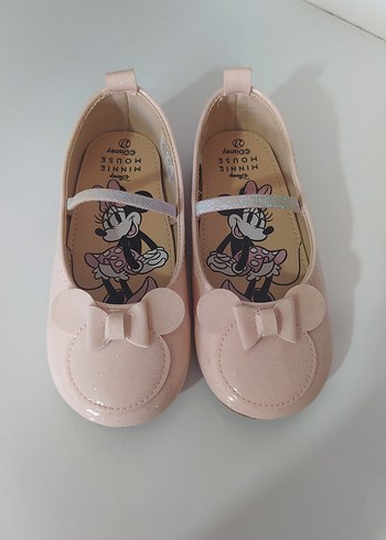 Kız Çocuk Pembe Minnie Mouse Babet Ayakkabı - Görsel 3
