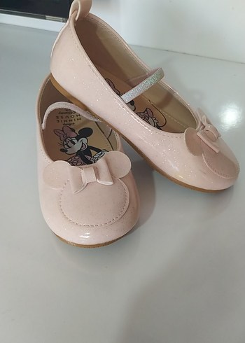 Kız Çocuk Pembe Minnie Mouse Babet Ayakkabı - Görsel 6
