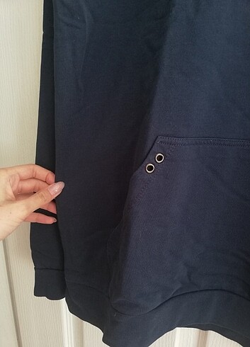 m Beden lacivert Renk Defacto Sweatshirt
