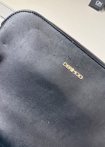 DERIMOD Siyah Deri Kadın Çanta - Görsel 3