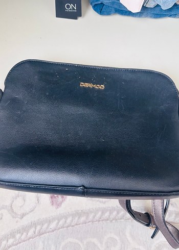 DERIMOD Siyah Deri Kadın Çanta - Görsel 2