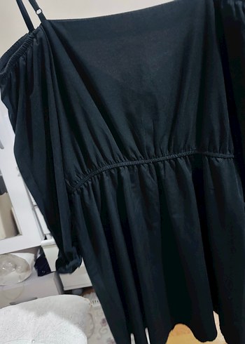 Siyah Askılı Kadın Elbise - Görsel 4