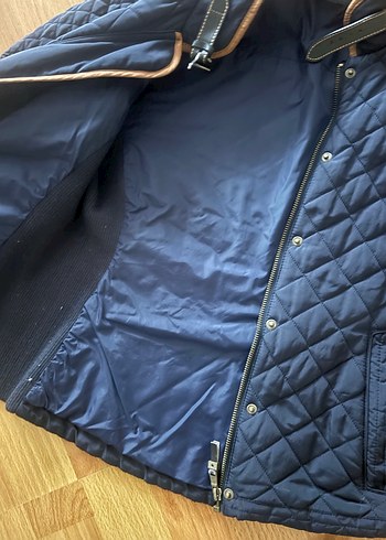 Zara Lacivert Fermuarlı Kadın Mont - Görsel 3