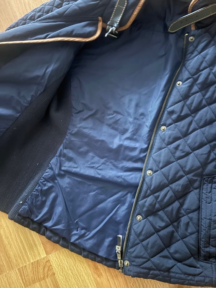 Zara Lacivert Fermuarlı Kadın Mont - Görsel 3