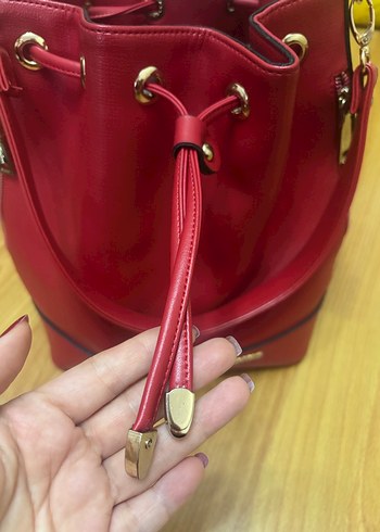 Kırmızı kadın çanta - Görsel 4