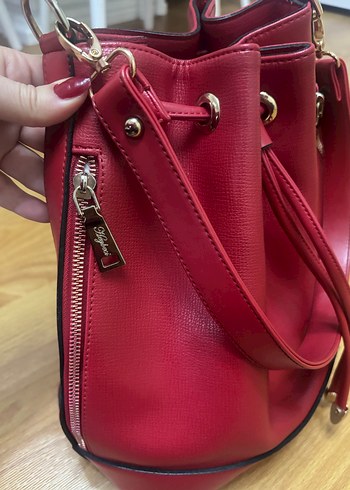 Kırmızı kadın çanta - Görsel 6
