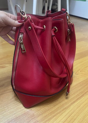 Kırmızı kadın çanta - Görsel 7