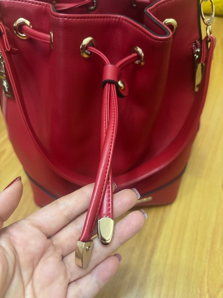 Kırmızı kadın çanta - Görsel 4