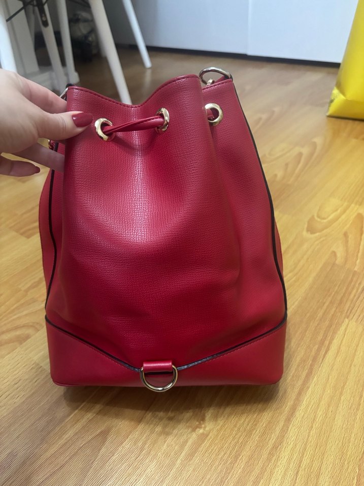 Kırmızı kadın çanta - Görsel 5