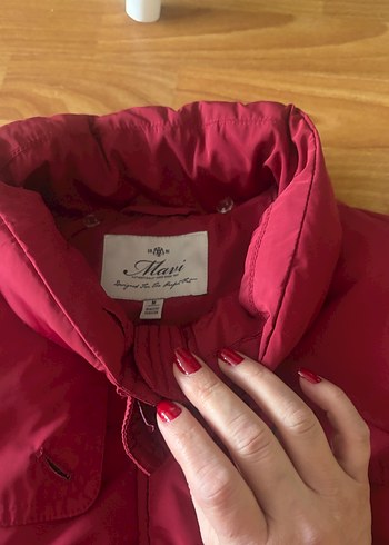 Kırmızı Kadın Yelek - Görsel 4