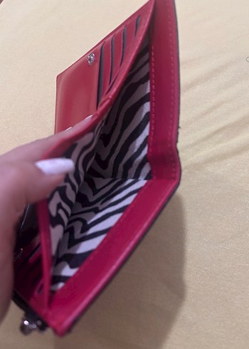 Matmazel Kadın Siyah Yılan Derisi Desenli Deri Cüzdan - Görsel 3