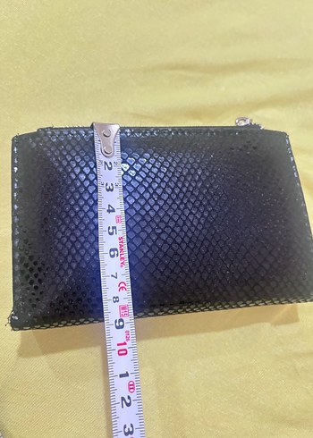 Matmazel Kadın Siyah Yılan Derisi Desenli Deri Cüzdan - Görsel 8