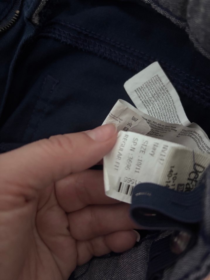 Erkek Çocuk Lacivert Denim Şort - Görsel 3