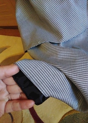 42 Beden gri Renk Gri V Yaka Kısa Kollu Drapeli Midi Elbise