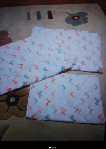 Pastel Renkli Çok Renkli Batik Desenli Nevresim Takımı - Görsel 2