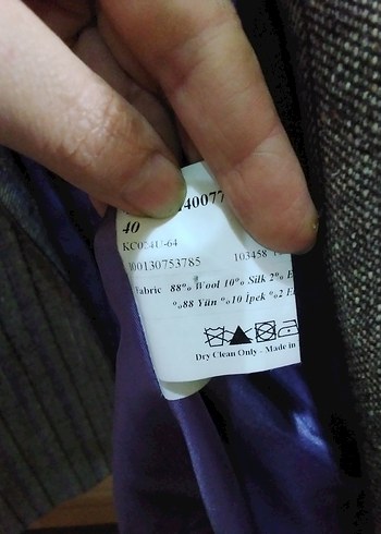 Düğmeli Mor Kadın Ceket - Club Beymen - Görsel 3